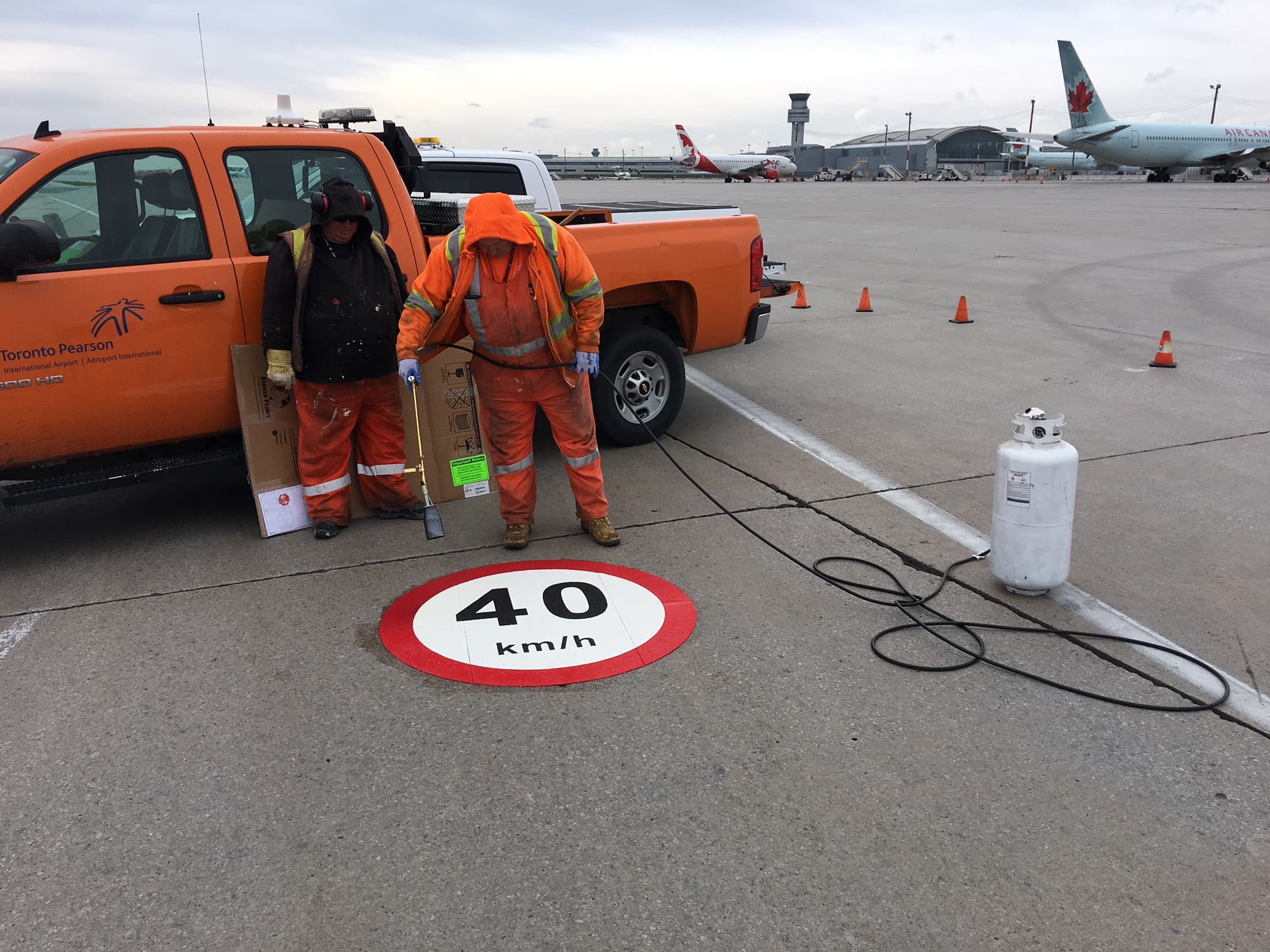Airports surface systems by HUB — Canadian installation — installation photo 7