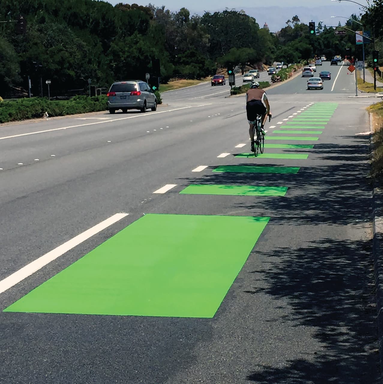 Bike Lanes surface systems by HUB — Canadian installation — installation photo 5