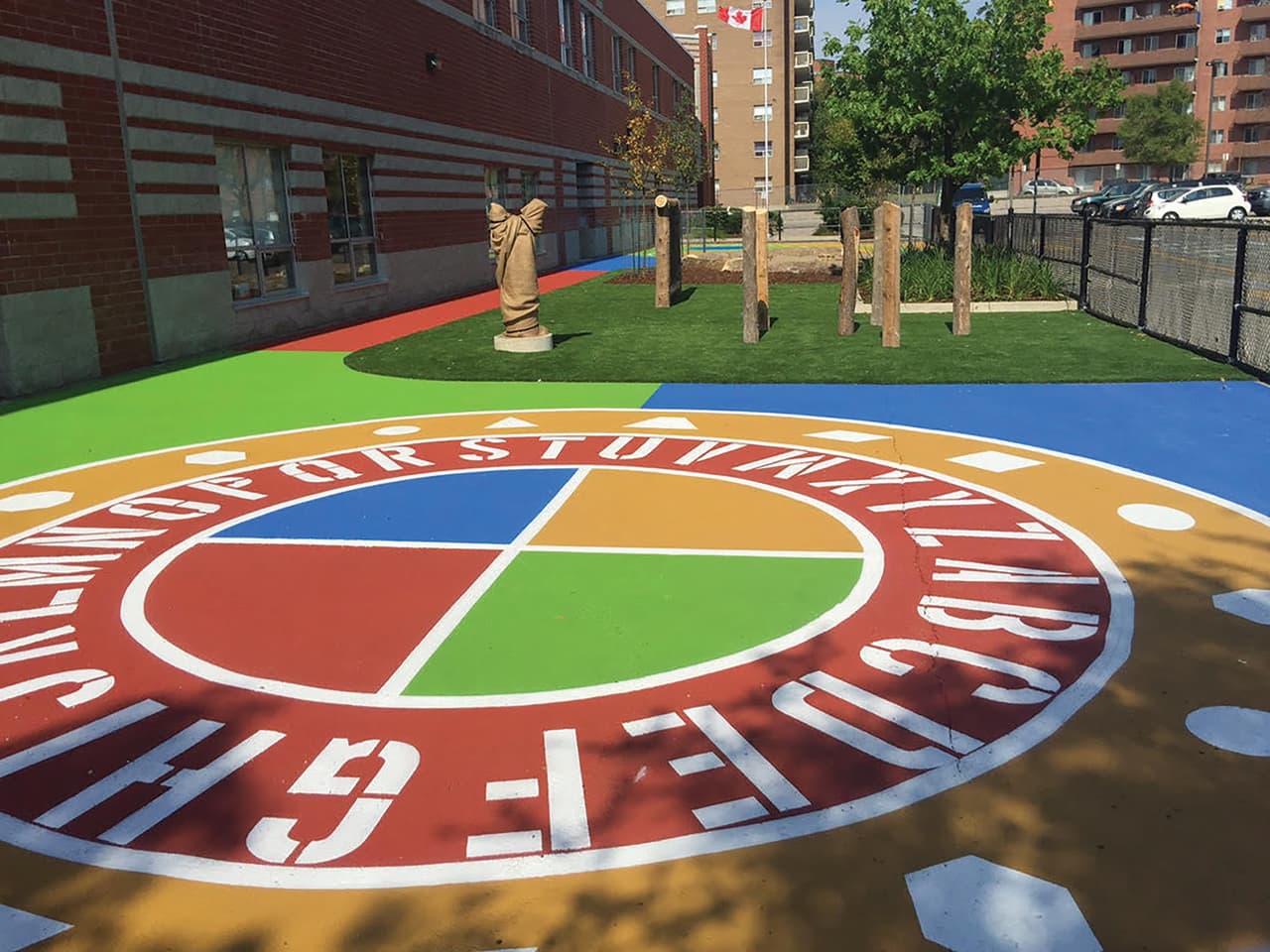 Your Logo, at Street Scale: Custom Pavement Graphics for Corporate Campuses and Branded Environments