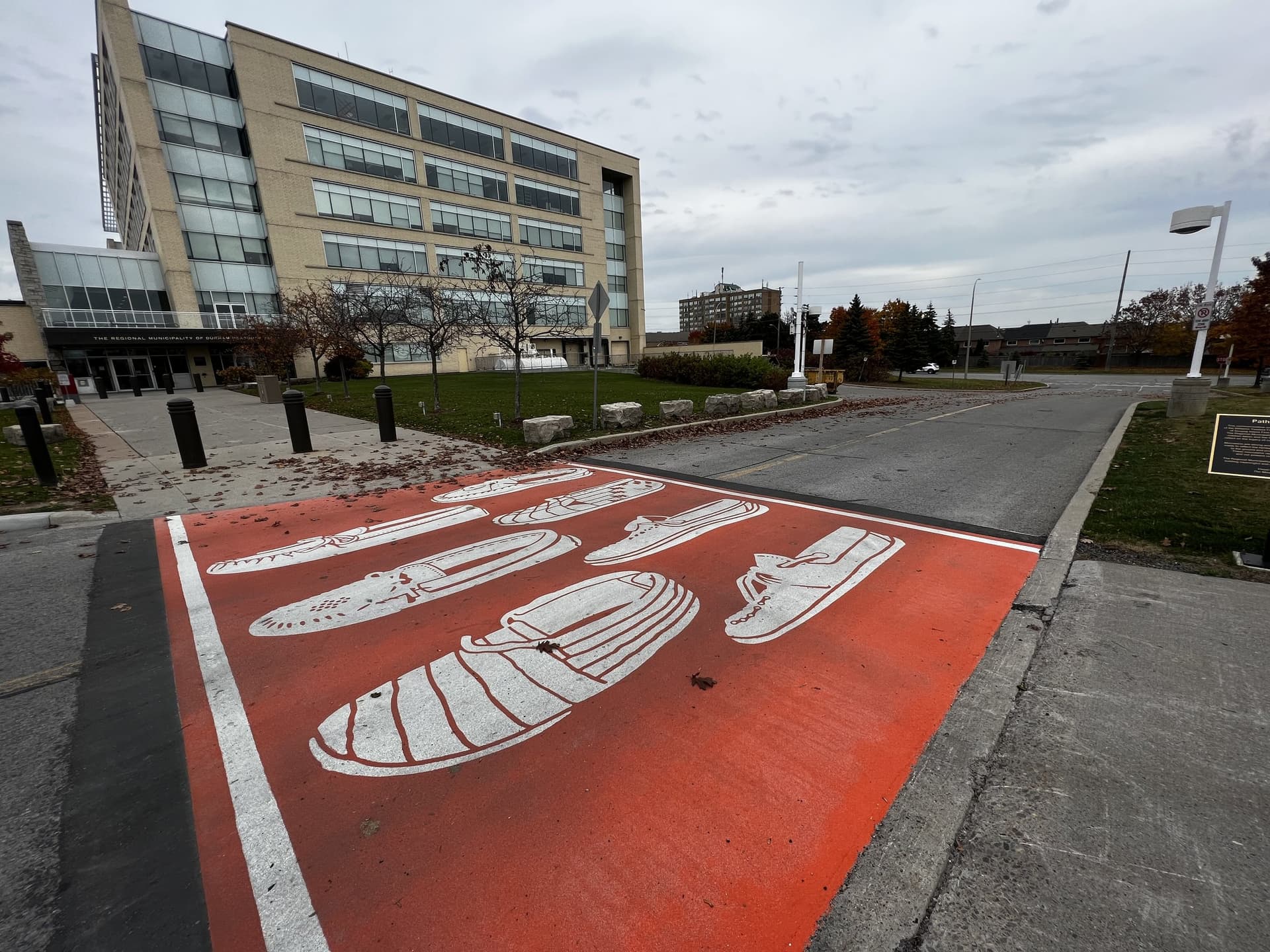 Canadian decorative crosswalk project by HUB Surface Systems — a municipal intersection in Canada