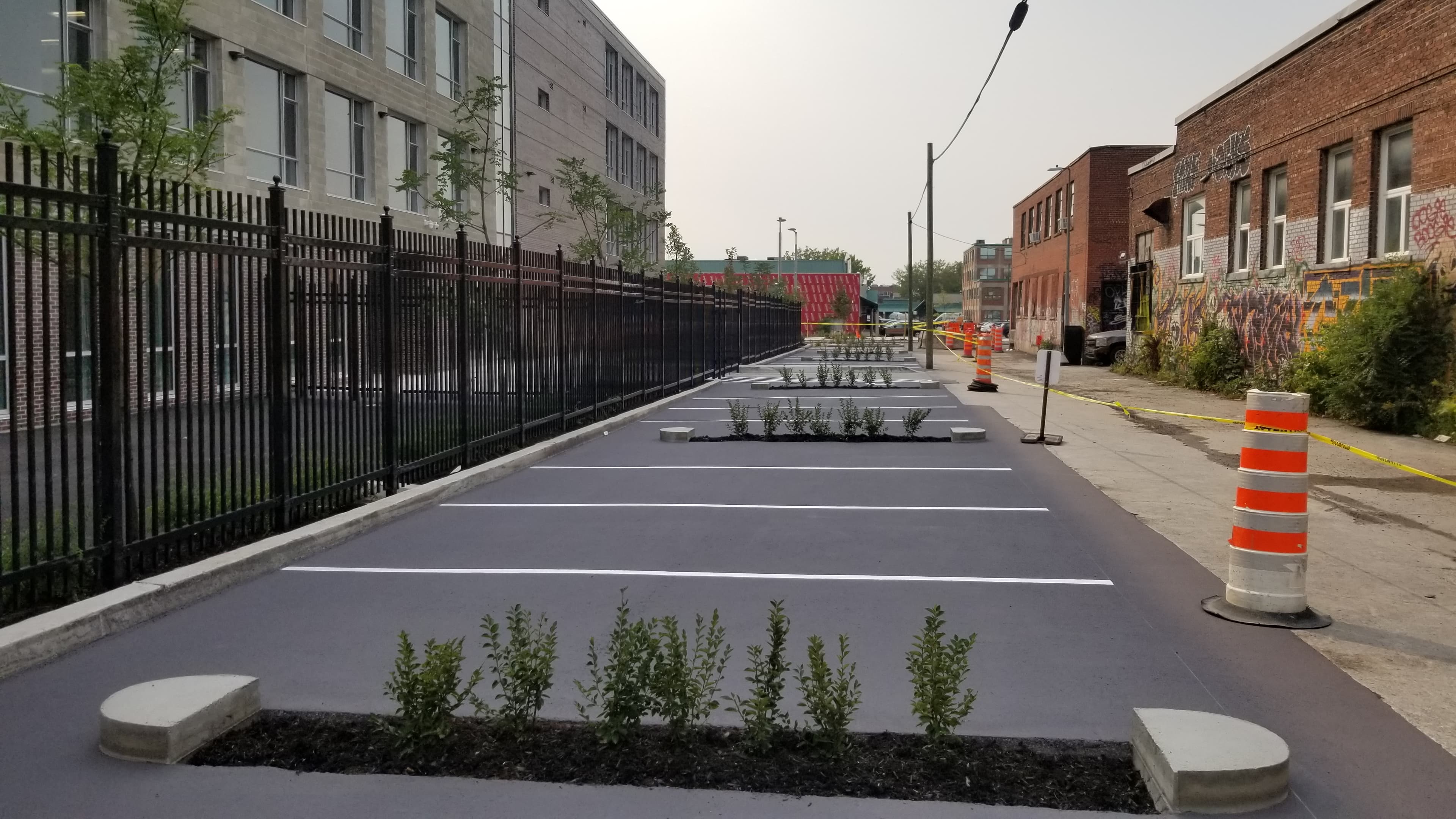Parking Lots surface systems by HUB — Canadian installation — installation photo 6