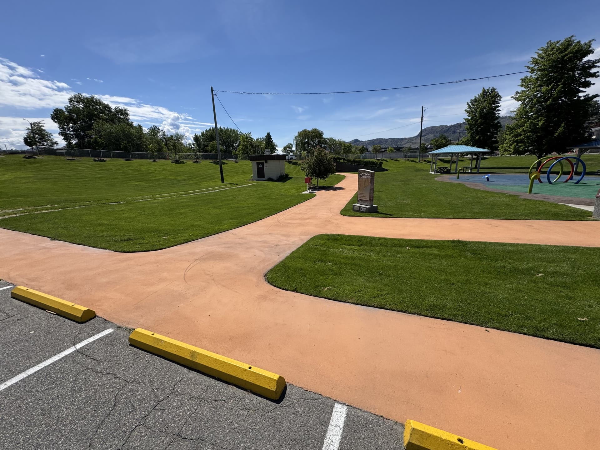 HUB Surface Systems decorative pathway paving — park pathways and public greenspace at a waterfront promenade