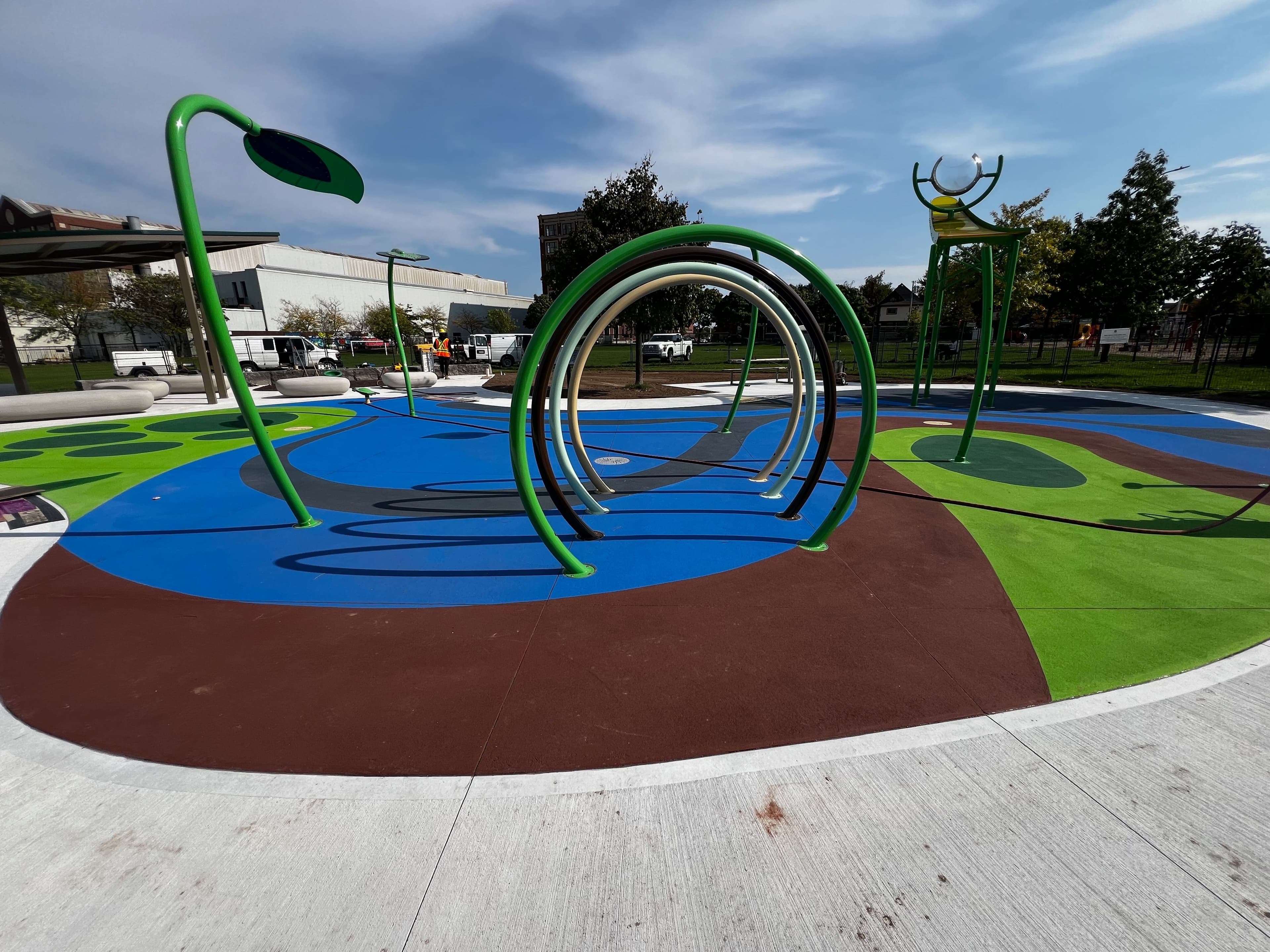 Splash Pads surface systems by HUB — Canadian installation — installation photo 5