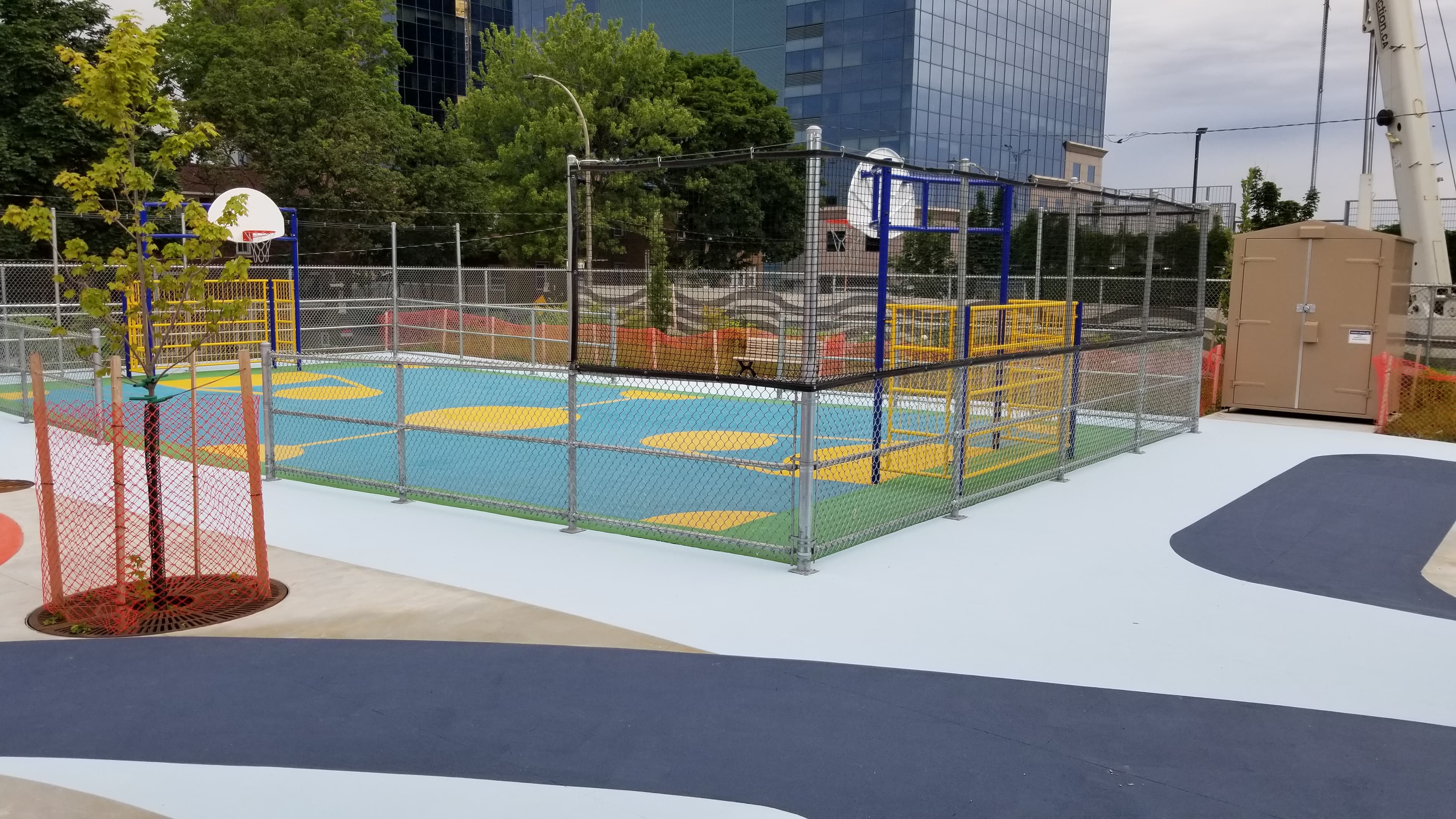Sport Courts surface systems by HUB — Canadian installation — installation photo 2