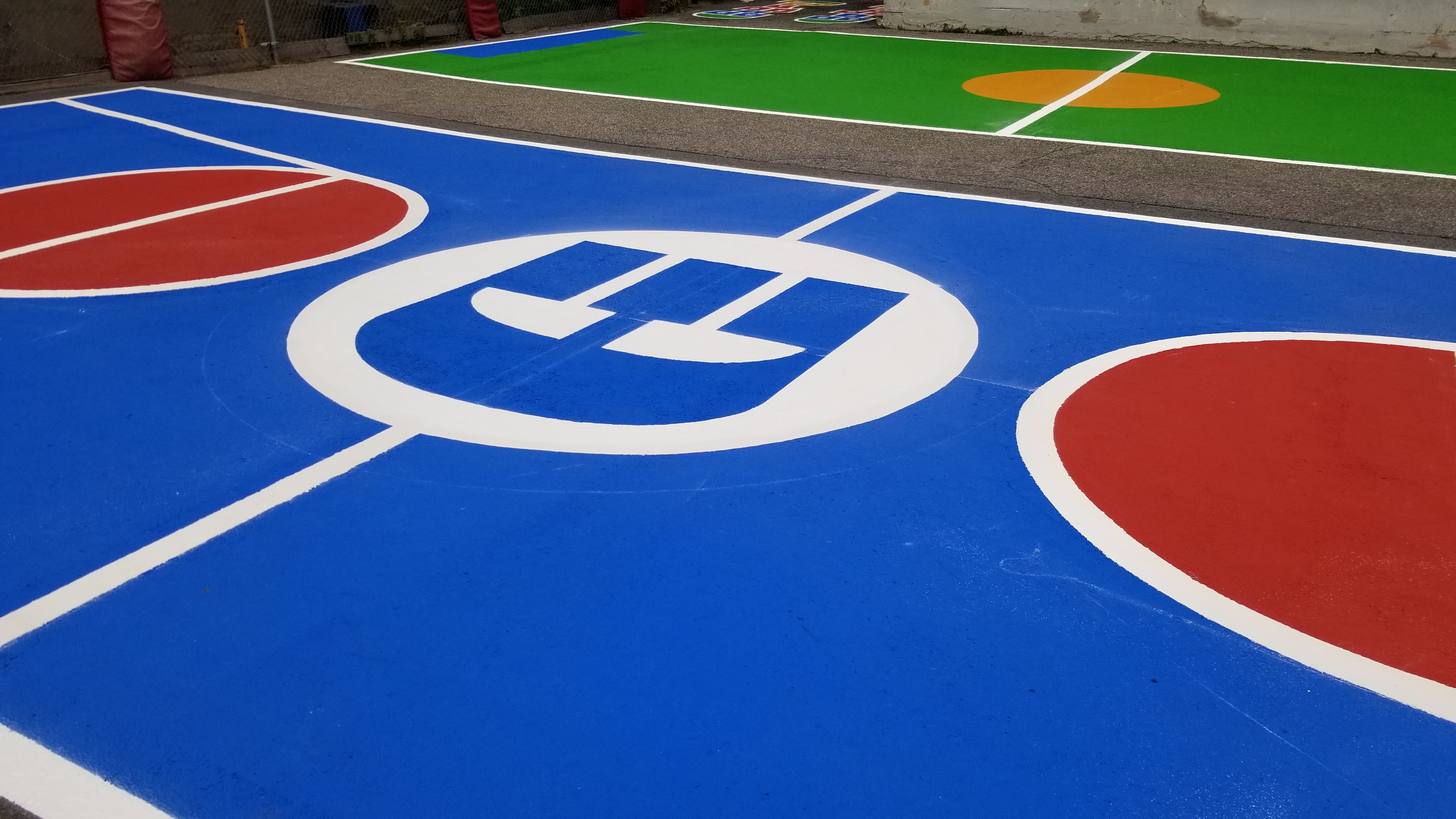Coloured Sport Court