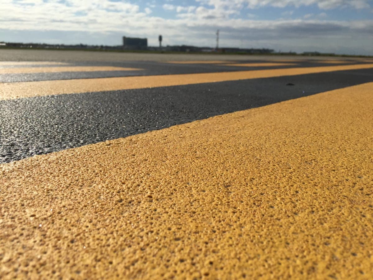 AirMark decorative pavement by HUB Surface Systems — installation photo 6