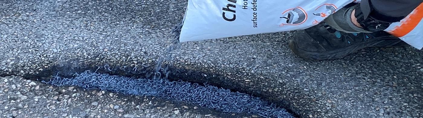 ChipFill decorative pavement by HUB Surface Systems — installation photo 4