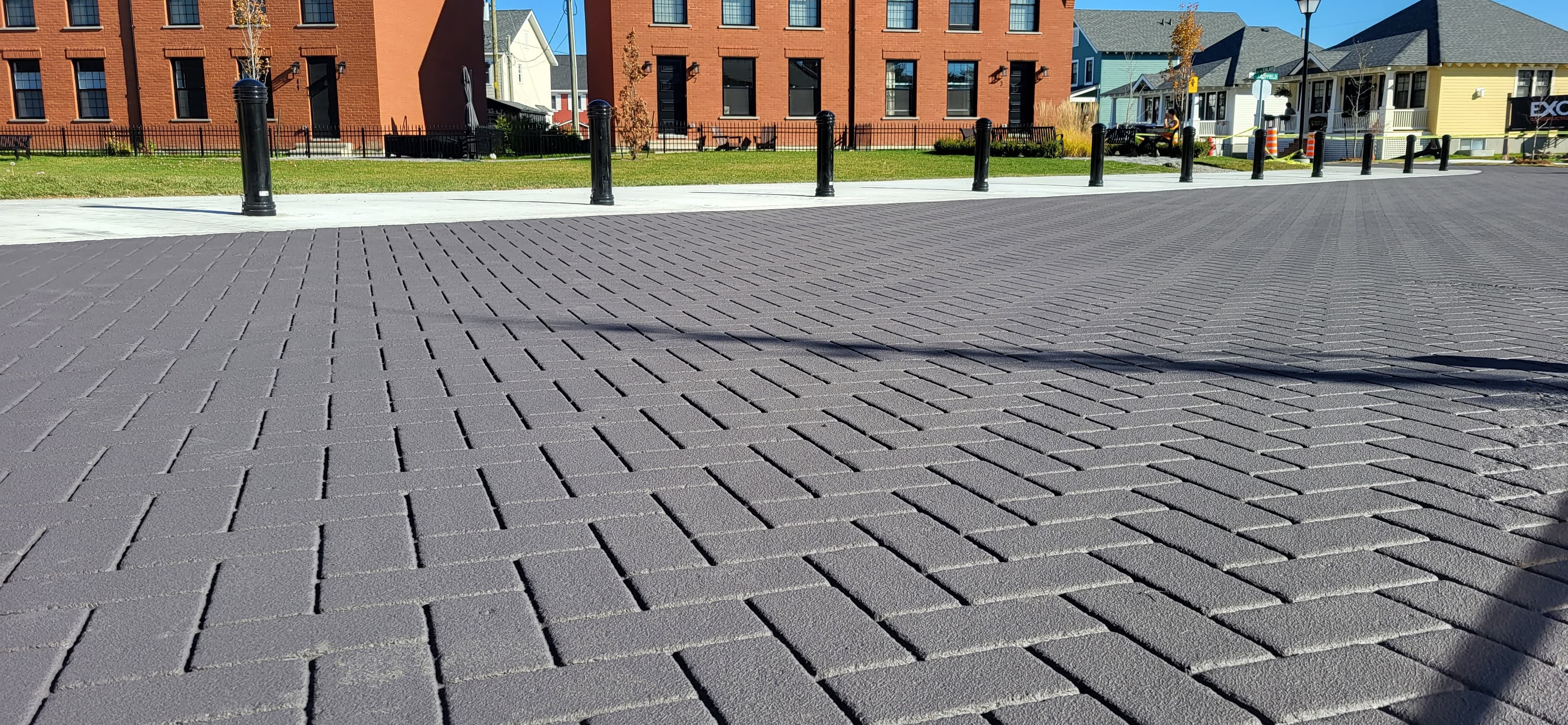 StreetPrint decorative pavement by HUB Surface Systems — installation photo 4