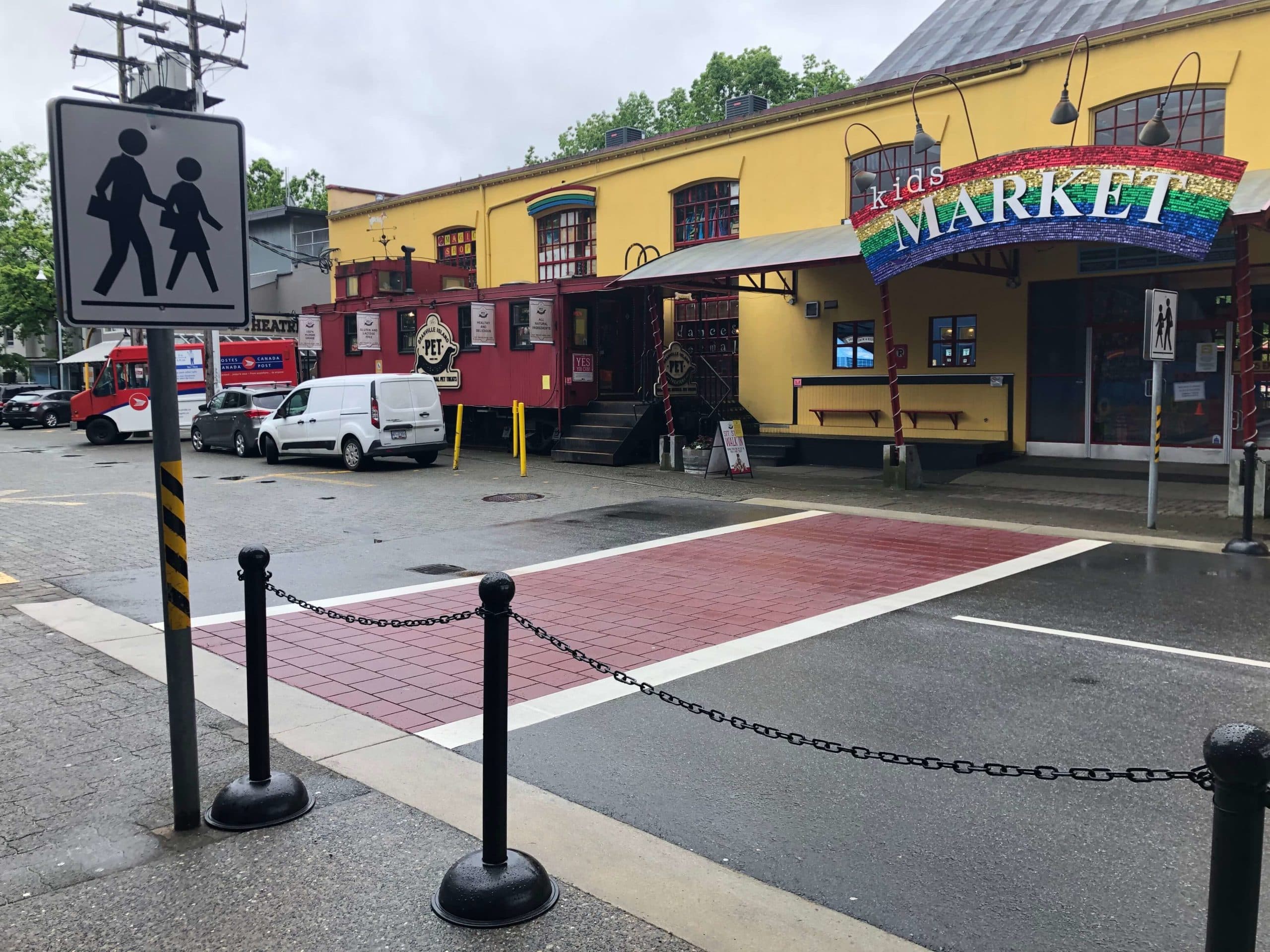 TrafficPatternsXD decorative pavement by HUB Surface Systems — installation photo 2