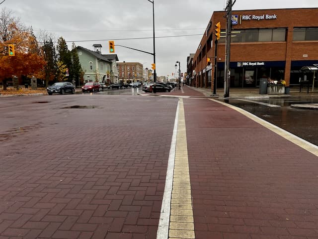 TrafficPatternsXD decorative pavement by HUB Surface Systems — installation photo 4