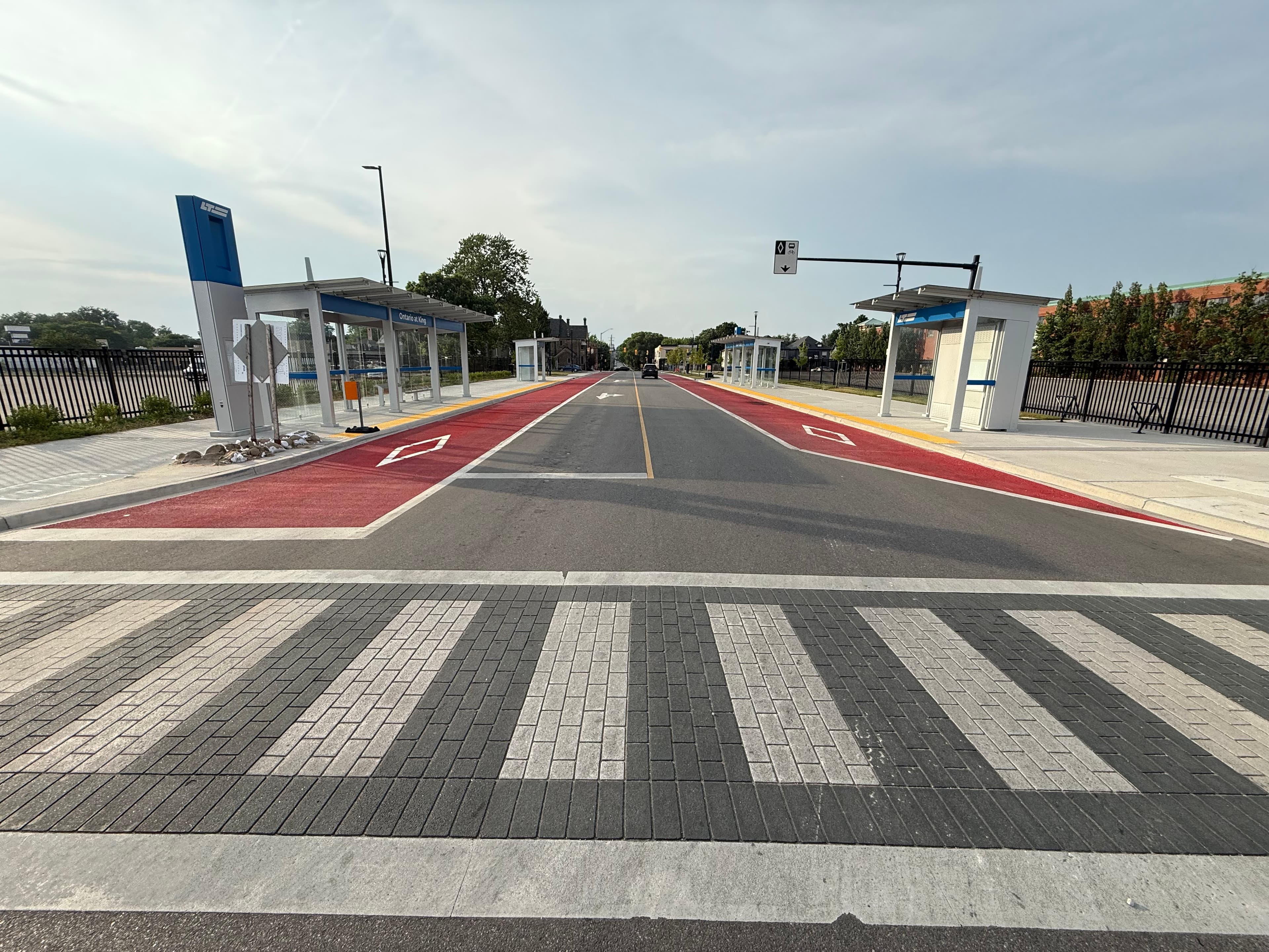 Bus Lanes surface systems by HUB — Canadian installation — installation photo 8