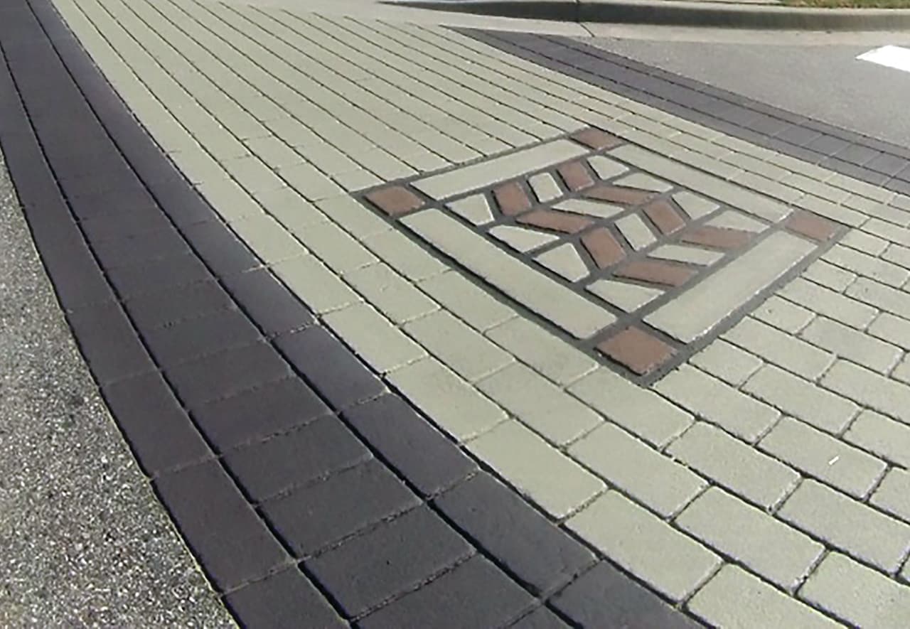 Public art pavement installation — HUB Surface Systems civic mural project 6