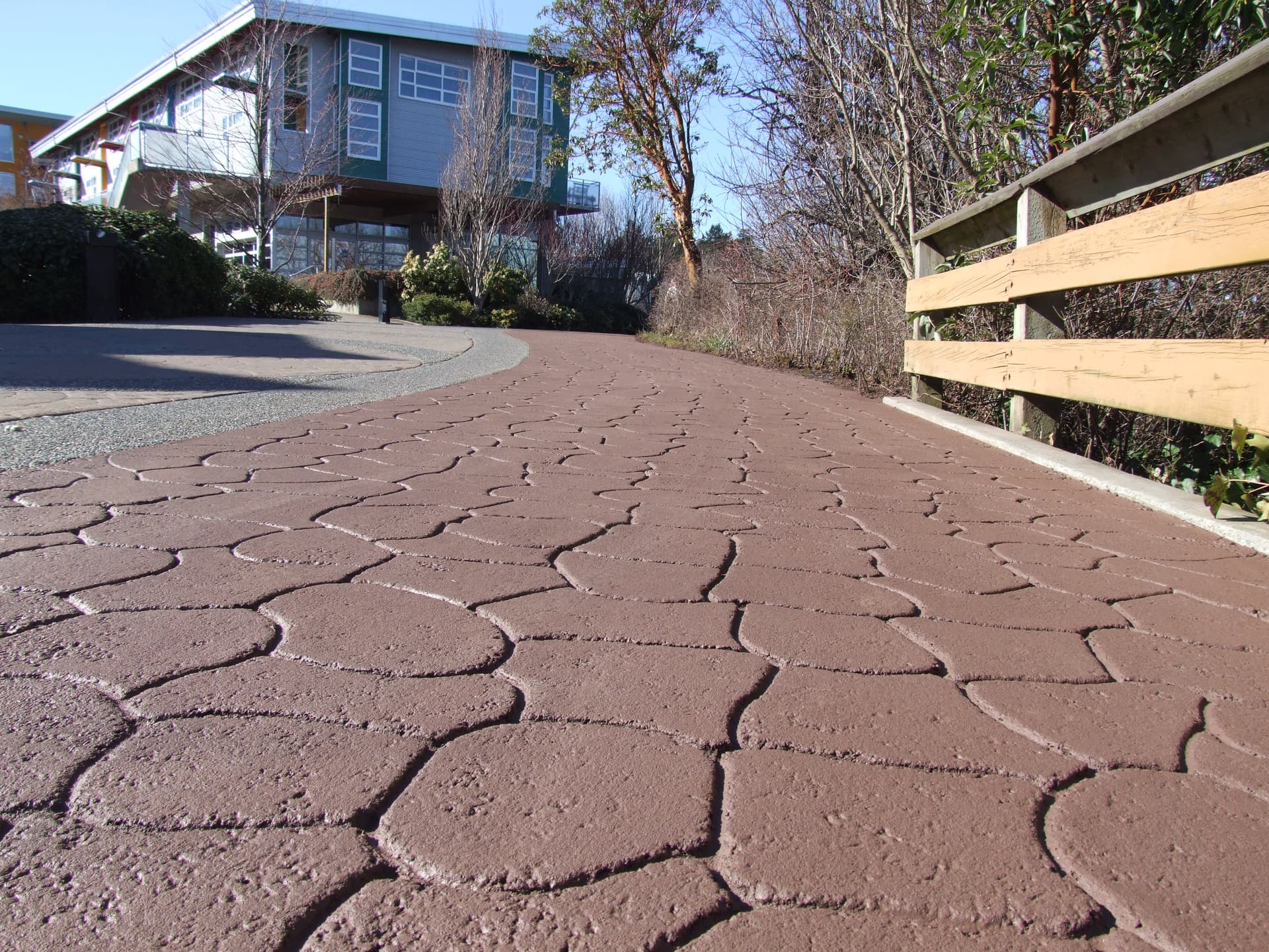 HUB Surface Systems townhome community paving — shared drive aisles and common areas at a condominium drive aisle
