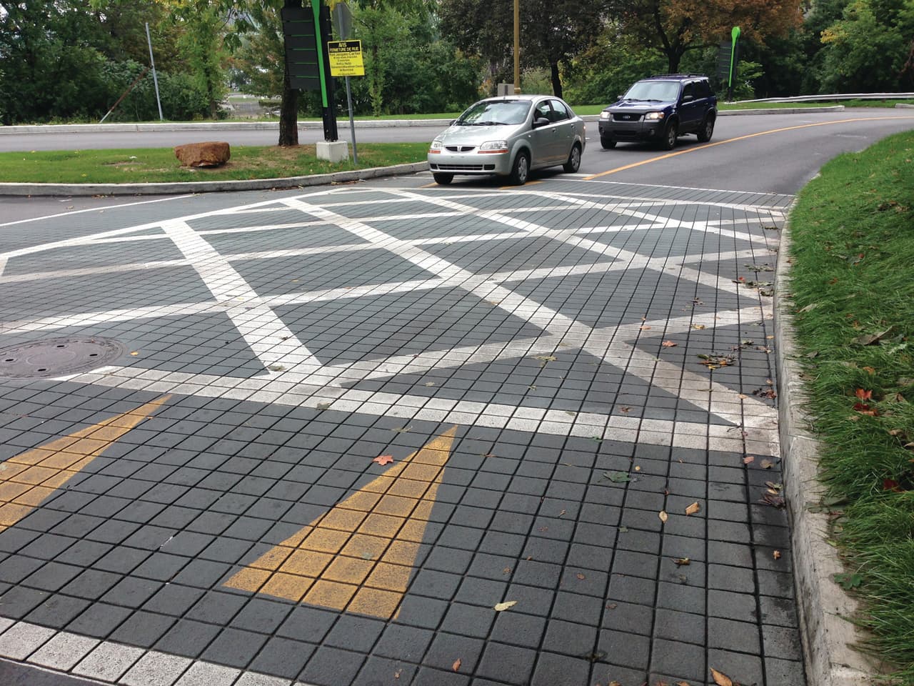 Traffic Calming surface systems by HUB — Canadian installation — installation photo 4