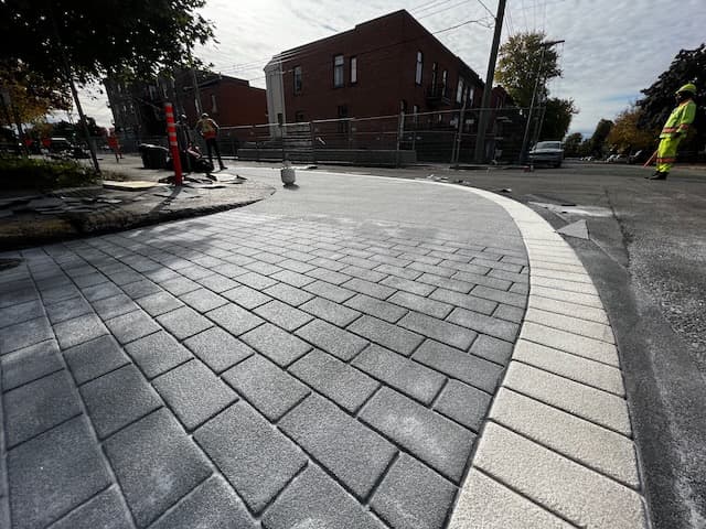Traffic Calming surface systems by HUB — Canadian installation — installation photo 5
