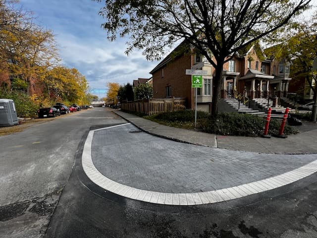 Traffic Calming surface systems by HUB — Canadian installation — installation photo 6