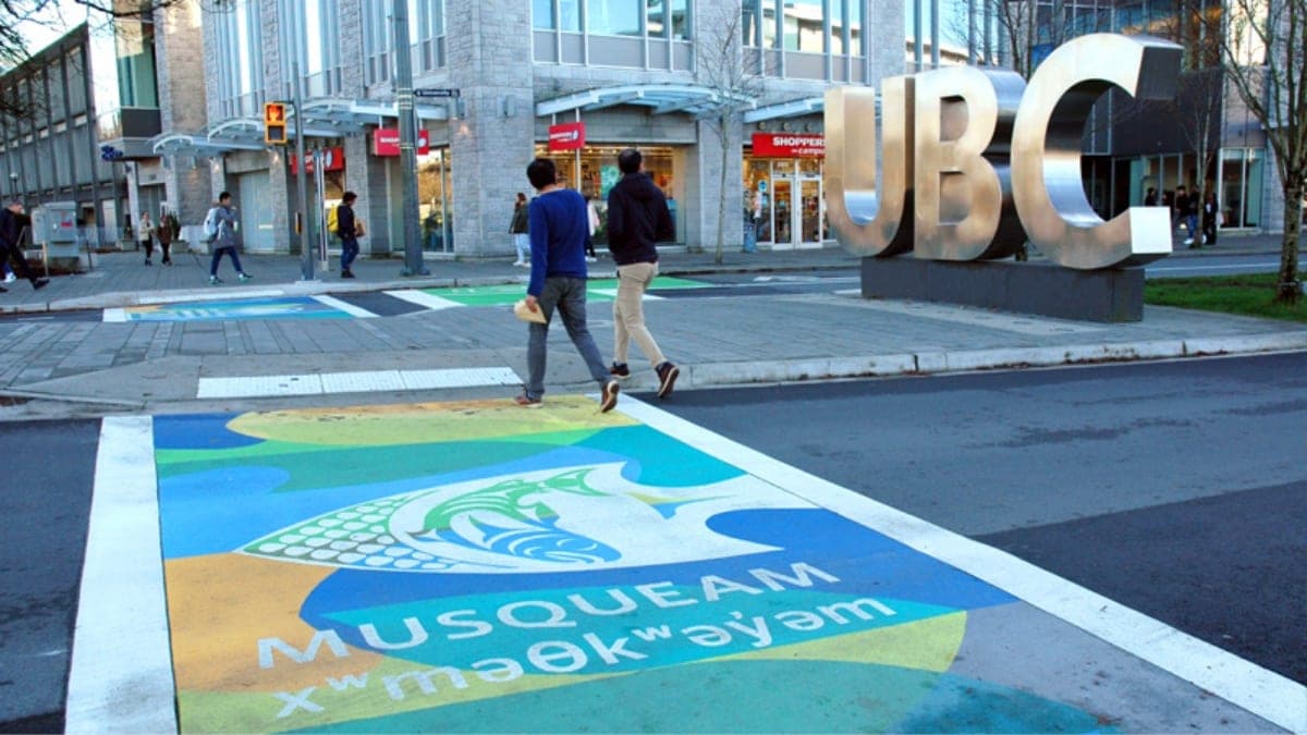 School Zone Crosswalk — British Columbia — decorative pavement by HUB Surface Systems