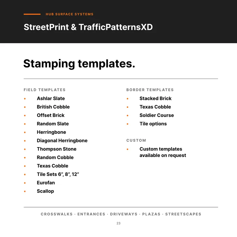 HUB Product Book, page 23