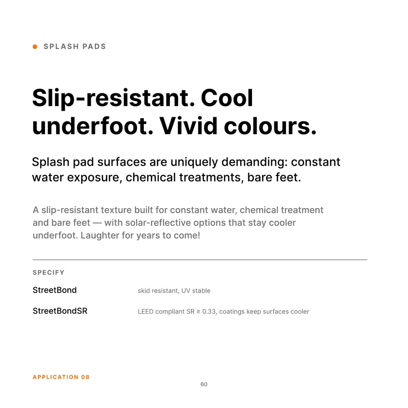 Slip-resistant. Cool (Product Book, page 60)