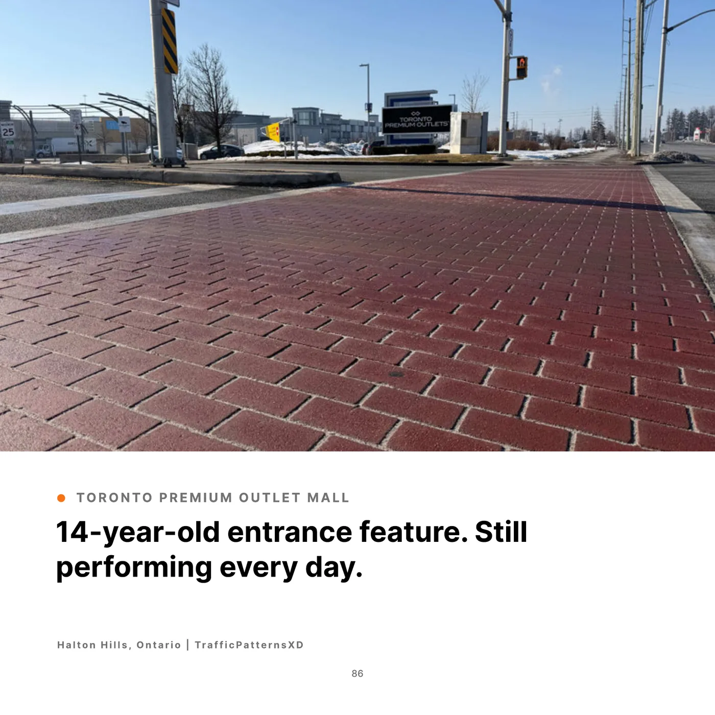 14-year-old entrance feature. Still performing every day., TrafficPatternsXD