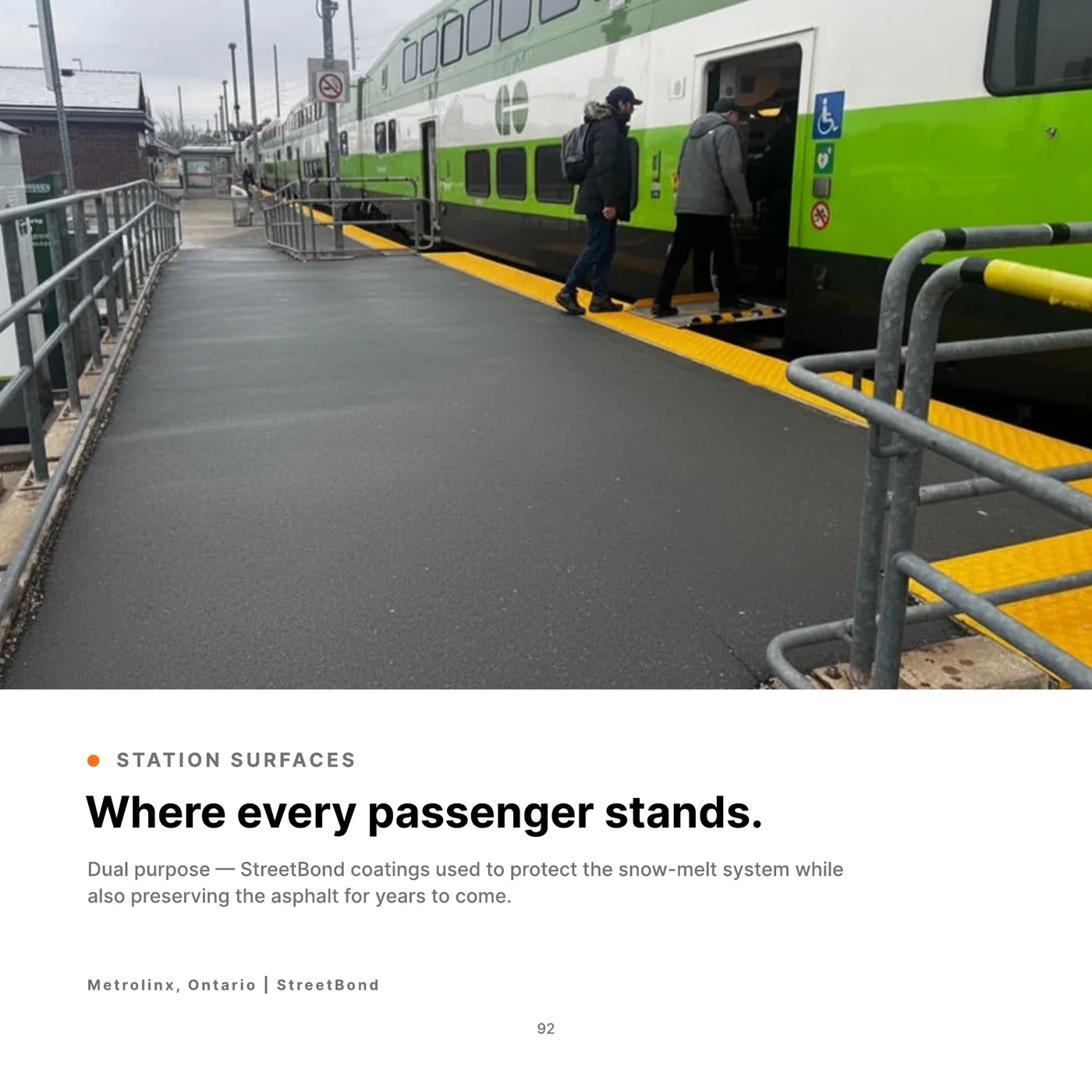 Where every passenger stands., StreetBond