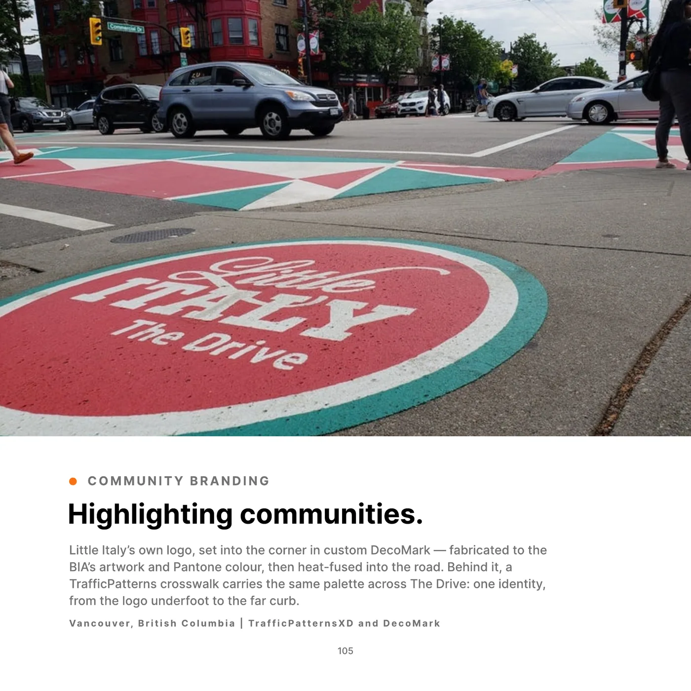Highlighting communities., TrafficPatternsXD and DecoMark
