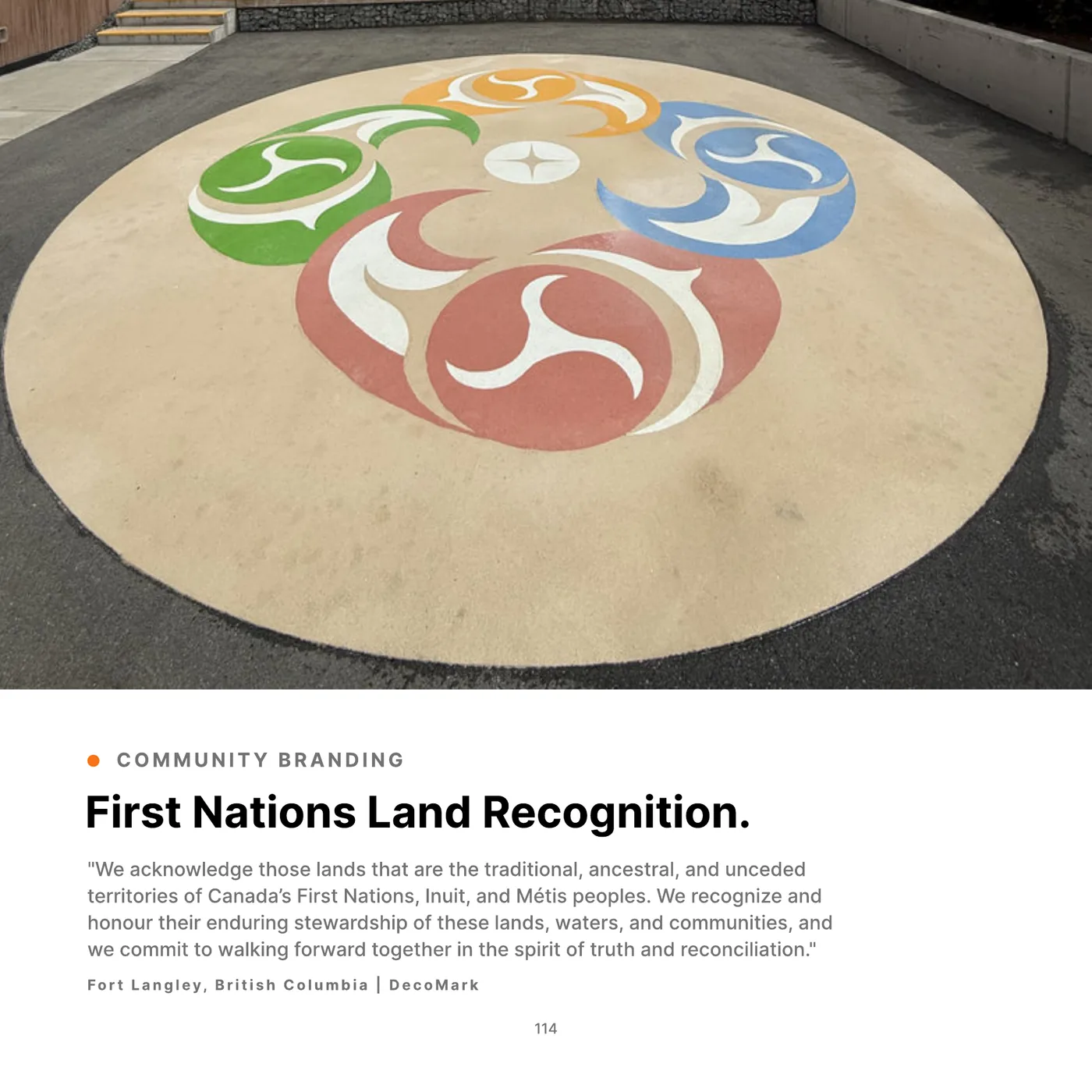First Nations Land Recognition., DecoMark
