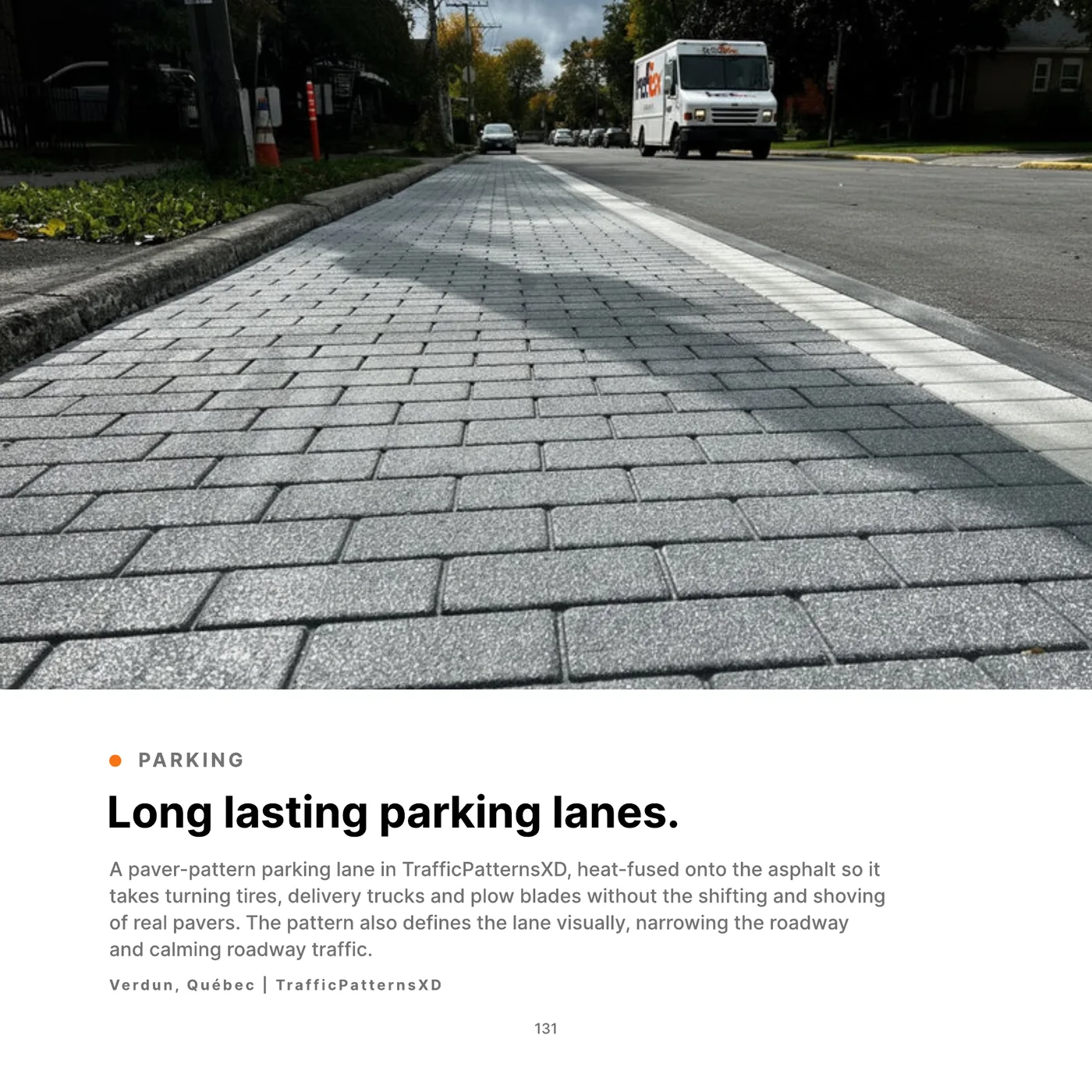 Long lasting parking lanes., TrafficPatternsXD