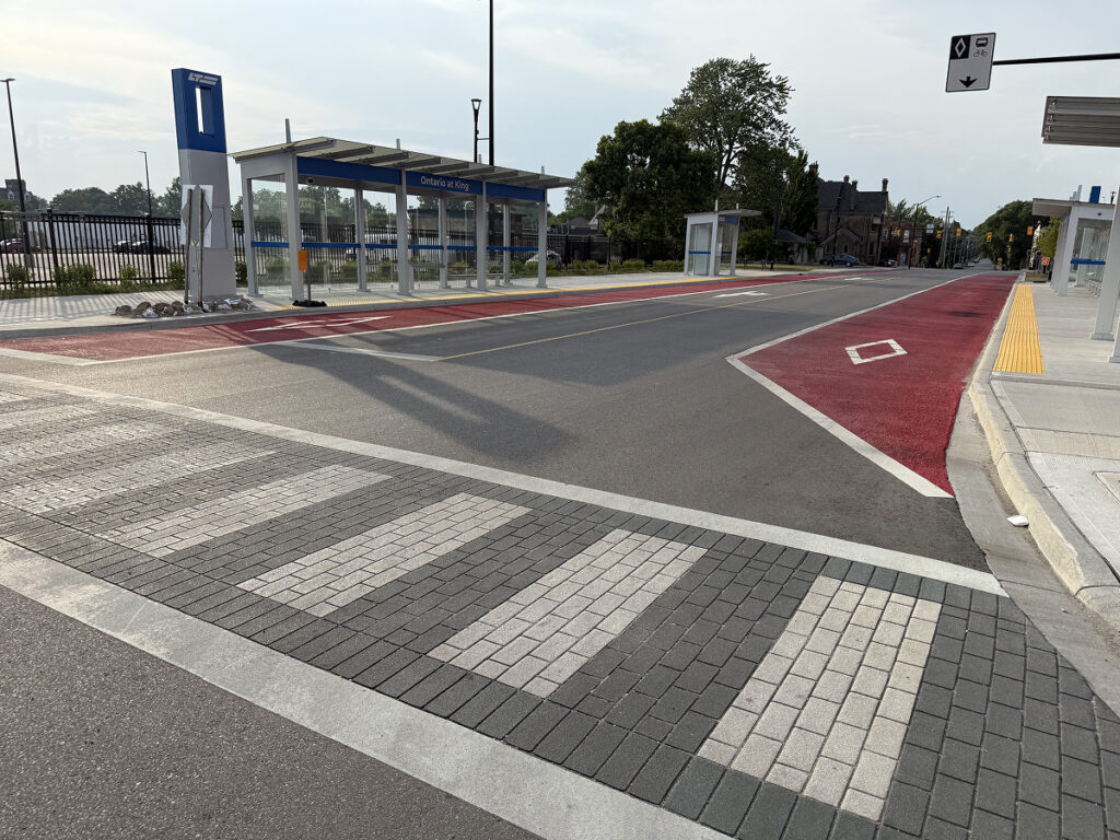 East London Link bus lane